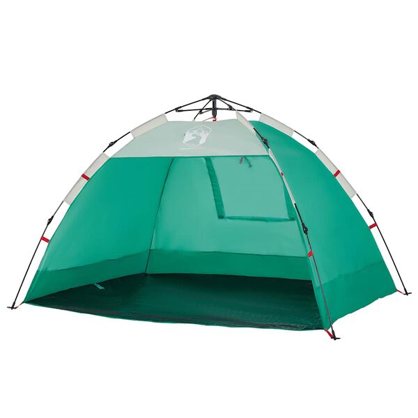 vidaXL Cort camping 2 persoane verde marin impermeabil setare rapidă