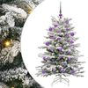 vidaXL Brad de Crăciun artificial cu ramuri articulare Alb 120 cm