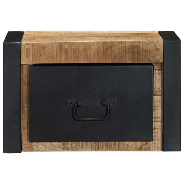 vidaXL Noptiere 2 buc 40x35x25 cm lemn masiv de mango