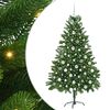 vidaXL Brad de Crăciun cu 300 LED cu suport Verde 180 cm PE