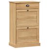 vidaXL Dulap de pantofi VIGO, 60x35x96 cm, lemn masiv de pin