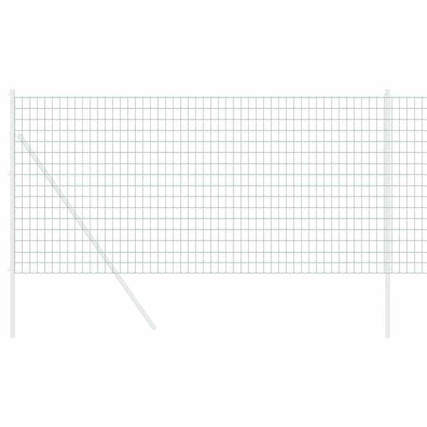 vidaXL Gard Euro Verde 1.4 x 10 m Fier acoperit cu PVC