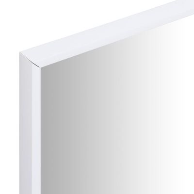 vidaXL Oglindă, alb, 50x50 cm