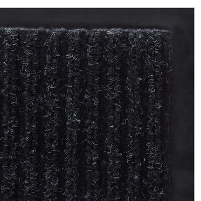 Covoraș PVC negru, 90 x 120 cm