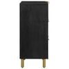 vidaXL Dulap, negru, 60x33x75 cm, lemn prelucrat
