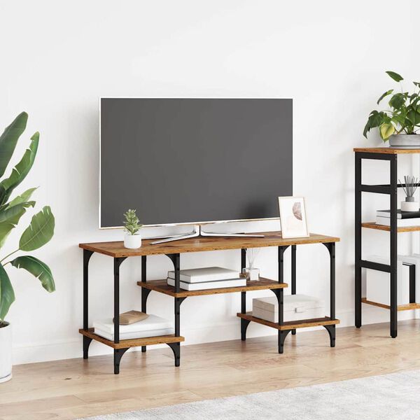 vidaXL Cabinet TV Lemn Vechi 102 x 35 x 45,5 cm