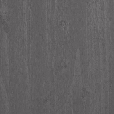 vidaXL Noptieră "HAMAR," gri deschis, 40x35x62 cm, lemn masiv de pin
