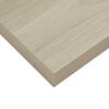 vidaXL Rafturi de perete suspendate 2 buc., stejar, 80x23,5x3,8 cm MDF