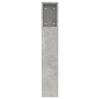 vidaXL Dulap tăblie, gri beton, 120x18,5x102,5 cm
