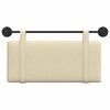 vidaXL Cap de pat suspendat Pe perete Crem 100 x 55 x 5 cm țesătură