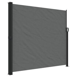 vidaXL Copertină laterală retractabilă, antracit, 180x500 cm