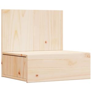 vidaXL Noptieră cu sertar Maro 42 x 32,5 x 40 cm Lemn masiv de pin