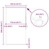 vidaXL Jaluzea cu role de duș cu casetă 120x240cm lățime material 116cm