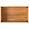 vidaXL Jardinieră de grădină cu raft 80x45x80cm lemn masiv acacia/oțel