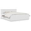 vidaXL Cadru de pat cu headboard Alb 180 x 200 cm Lemn prelucrat
