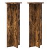 vidaXL Suport pentru plante 2 pcs Stejar fumuriu &Oslash;40 x 100 cm