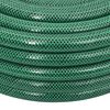 vidaXL Furtun de grădină cu set de racorduri, verde, 0,75", 100 m, PVC