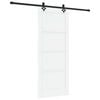 vidaXL Ușă glisantă ORKDAL 83 x 202 cm Lemn masiv de pin Alb