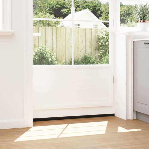 vidaXL Dopuri pentru uși autoadezive 12 pcs Maro 100 cm