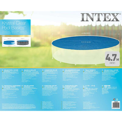 Intex Prelată solară piscină, 488 cm, rotund