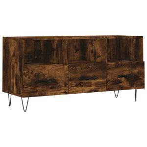 vidaXL Dulap TV stejar afumat, 102x36x50 cm, lemn prelucrat