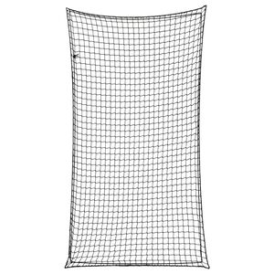 vidaXL Plasă de remorcă cu funie elastică, negru, 3x1,65 m, PP