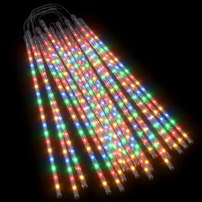 vidaXL Lumini de meteoriți 20 buc. colorat 50 cm 720 LED-uri int./ext.