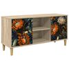 vidaXL Cabinet TV LOCHEM 102 x 33 x 50 cm Sonoma Lemn prelucrat