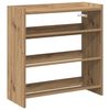 vidaXL Pantofar, stejar artizanal, 60x25x62 cm lemn prelucrat