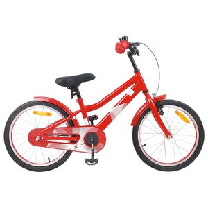 vidaXL Bicicletă pentru Copii 18 Inci pentru 5-7 ani Roșu