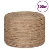 vidaXL Fr&acirc;nghie din iută 100% 6 mm 500 m