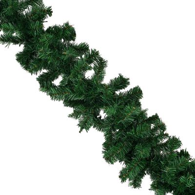 vidaXL Ghirlande de Crăciun, 4 buc., verde, 270 cm, PVC
