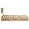 vidaXL Cadru de pat Stejar Sonoma 120 x 200 cm Lemn Ingineresc
