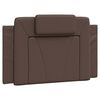 vidaXL Pernă pentru tăblie pat, Viana, maro, 80 cm, piele artificială