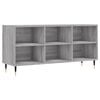 vidaXL Comodă TV, gri sonoma, 103,5x30x50 cm, lemn compozit