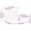 vidaXL Pat cu storage cu saltea Gri deschis 180 x 200 cm Catifea