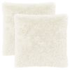 vidaXL Pernă 2 buc. HEERLEN Alb 70 x 70 cm Fleece PV