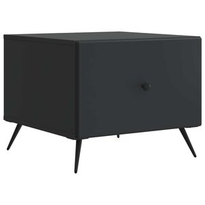 vidaXL Masă de cafea cu sertar Negru 49 x 50 x 40 cm Lemn prelucrat