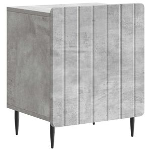 vidaXL Dulap de noapte Gri Beton 43 x 34,5 x 52 cm Lemn prelucrat