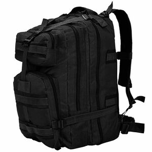 vidaXL Rucsac &icirc;n stil militar, 50L, negru