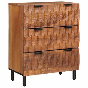 vidaXL Bufet 60 x 33 x 75 cm Lemn de mango solid Finisaj Acacia Maro