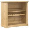 vidaXL Dulap de vinuri &bdquo;Corona&rdquo;, 107,5x51x105,5 cm, lemn masiv de pin