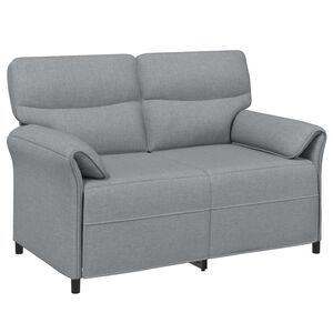 vidaXL Canapea cu 2 locuri 2-Locuri Gri deschis 138 x 83 x 95 cm