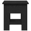 vidaXL Masă de cafea Stejar Negru 40 x 40 x 42 cm Lemn compozit