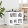 vidaXL Bufet Alb 80.5 x 35 x 59 cm Lemn compozit