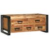 vidaXL Masă de cafea Maro 90 x 50 x 38 cm Lemn Solid de Acacia