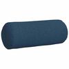 vidaXL Perne Bolster 2 pcs albastru &Oslash; 15 x 40 cm țesătură