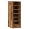 vidaXL Dulap pentru pantofi 32 x 35 x 92 cm Lemn vechi 6 rafturi
