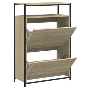 vidaXL Pantofar, stejar sonoma, 75x34x112 cm, lemn compozit