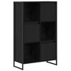 vidaXL Dulap pentru cărți Stejar Negru 68 x 30 x 108.5 cm